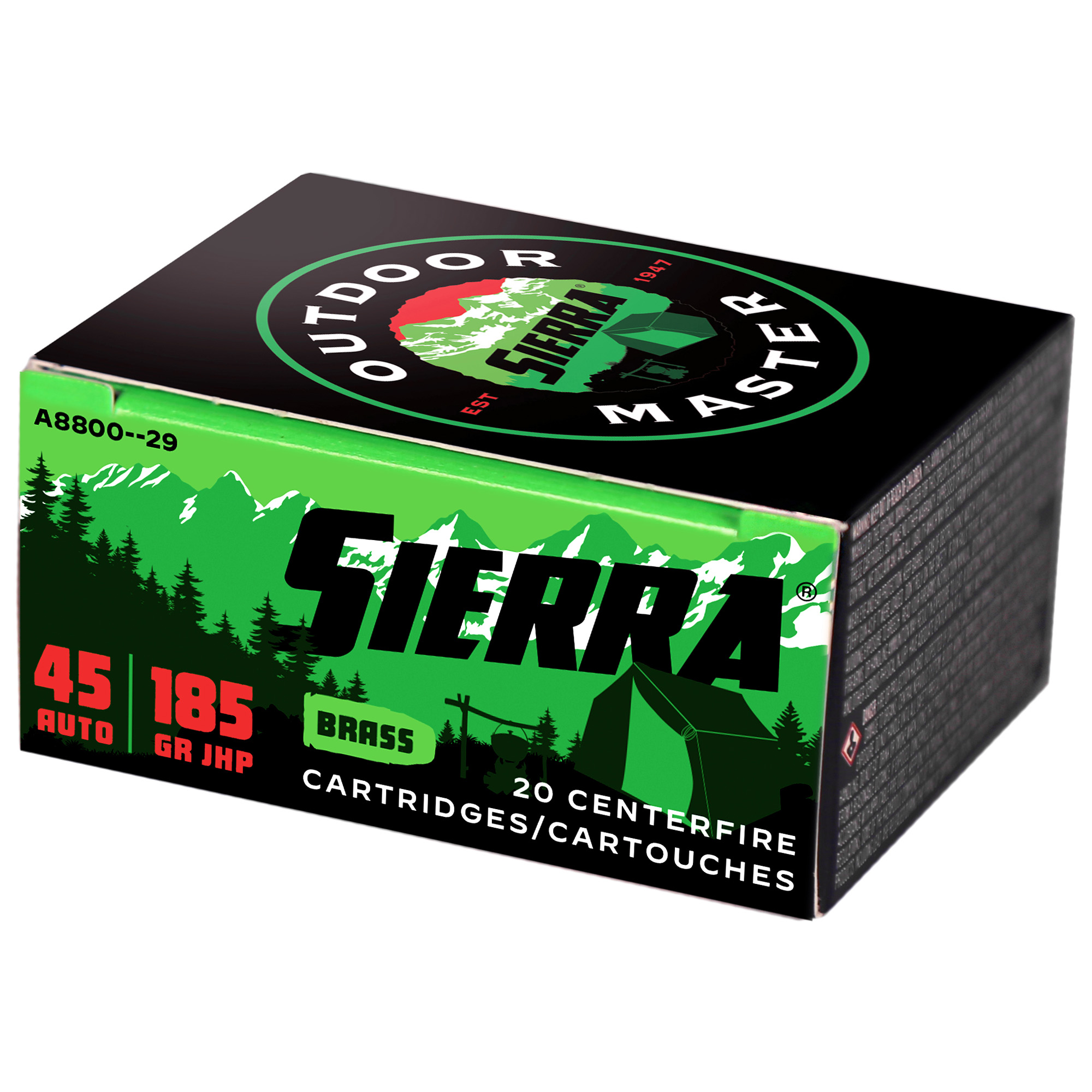 Sierra Outdoor Master ACP [MPN JHP Ammo